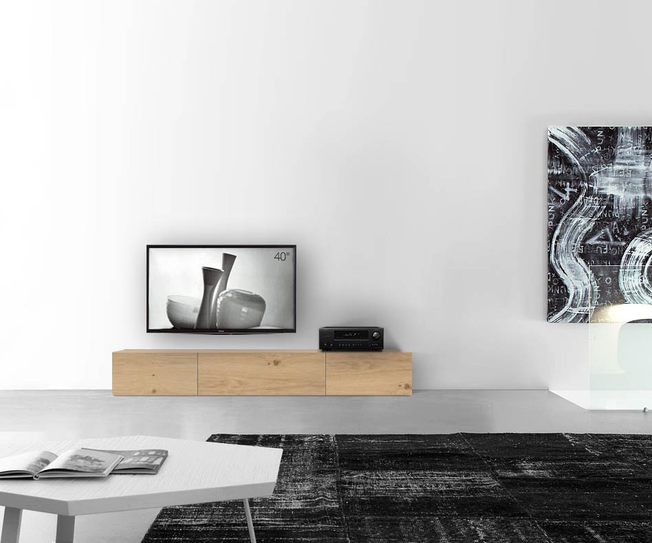 Livitalia Holz Design Lowboard Konfigurator Boden 210 cm 32 cm 56 cm Eiche hell Livitalia Holz Design Lowboard Konfigurator Boden 210 cm 32 cm 56 cm Eiche hell