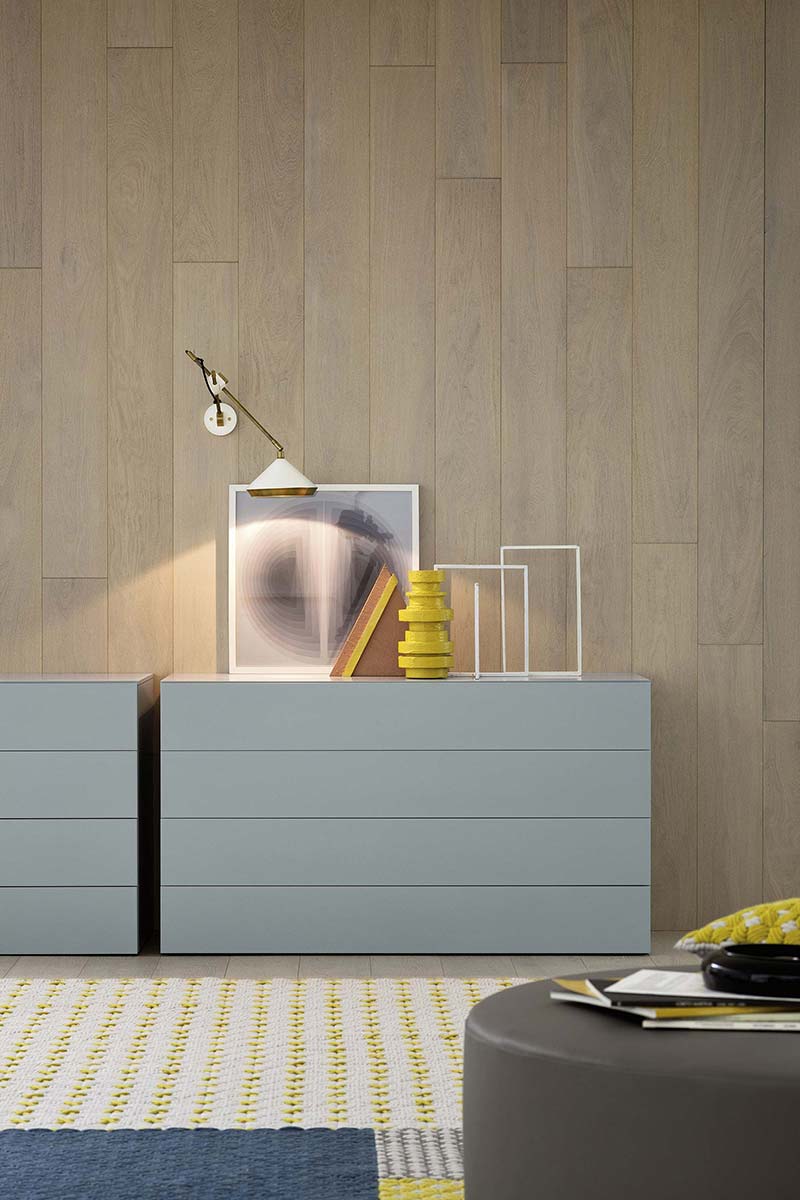 Kommode Baby Blau lackiert