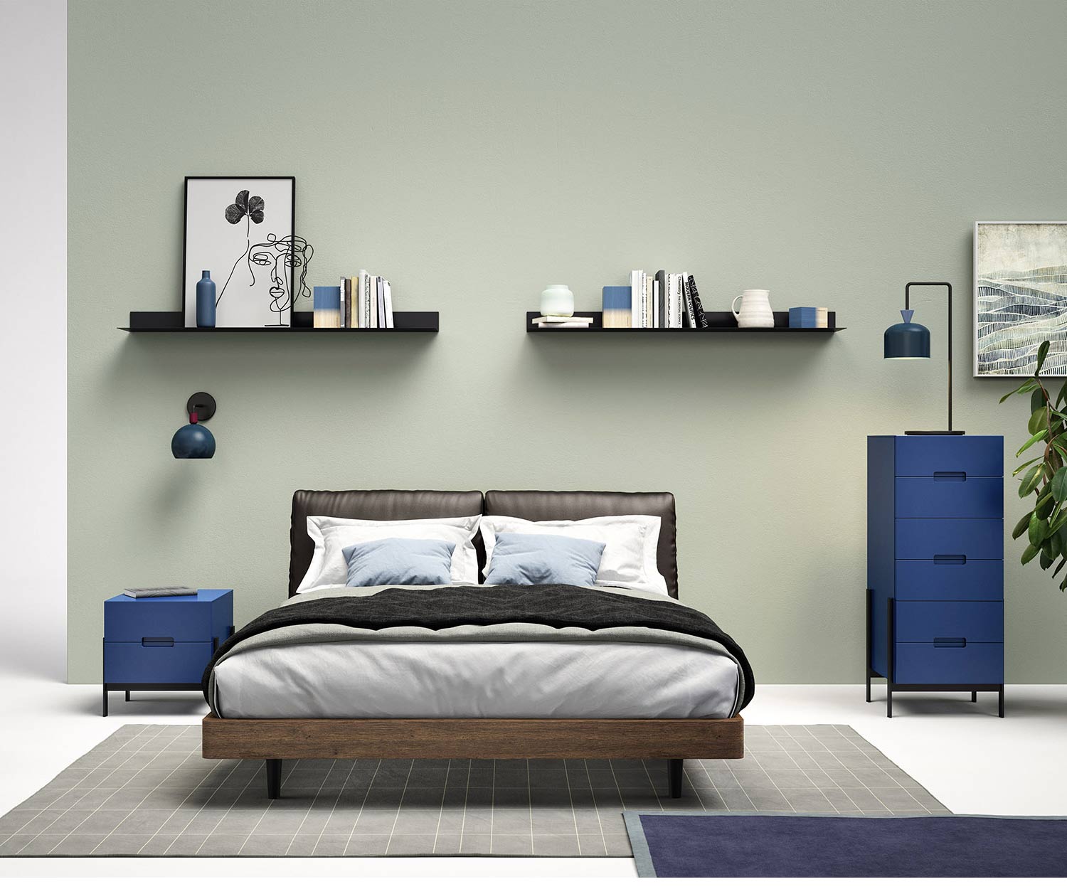 Modern Novamobili Designer bed Nido