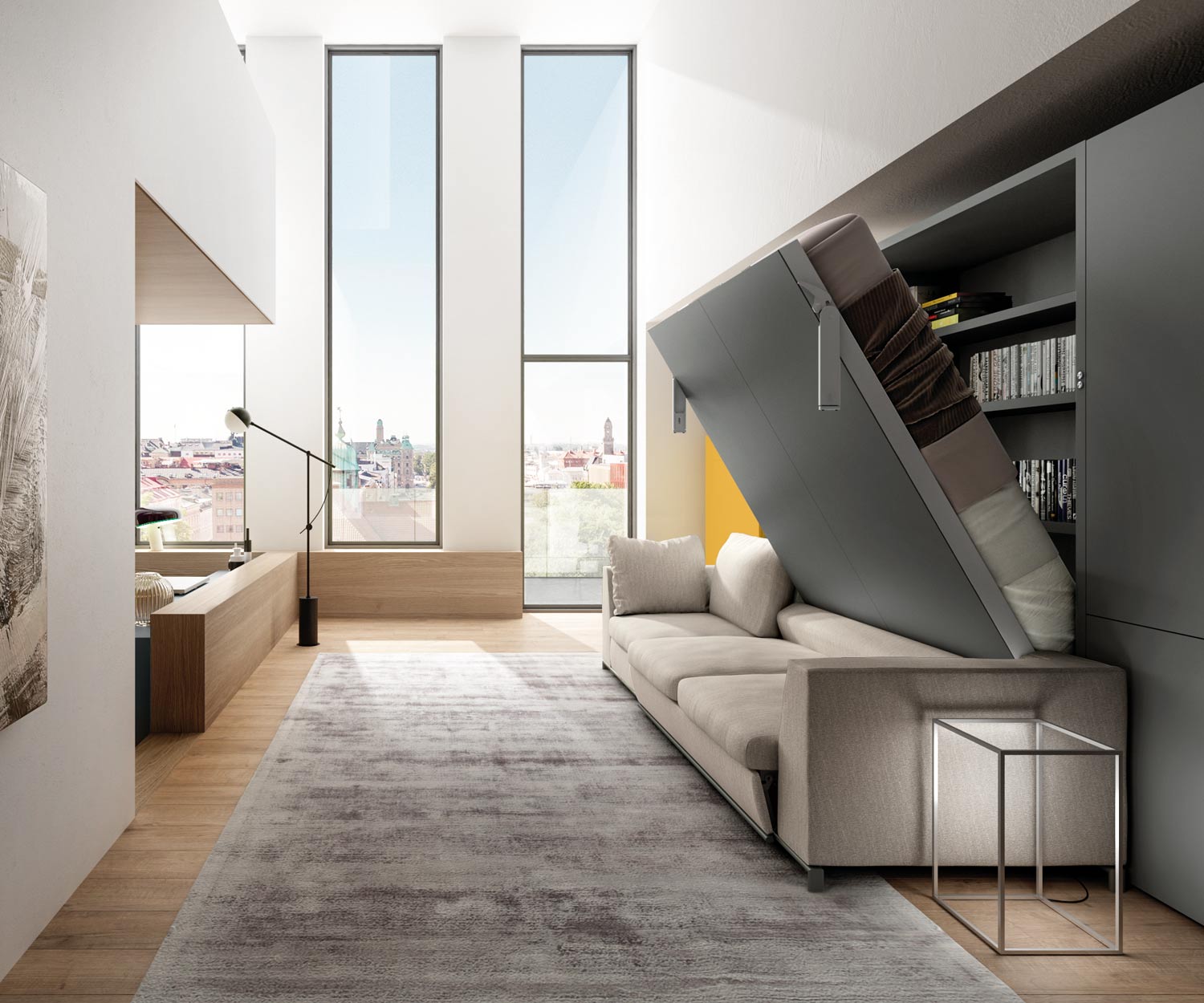 Komfortables bequemes Gaestebett wohnzimmer schrankbett Komfortables bequemes Gaestebett wohnzimmer schrankbett