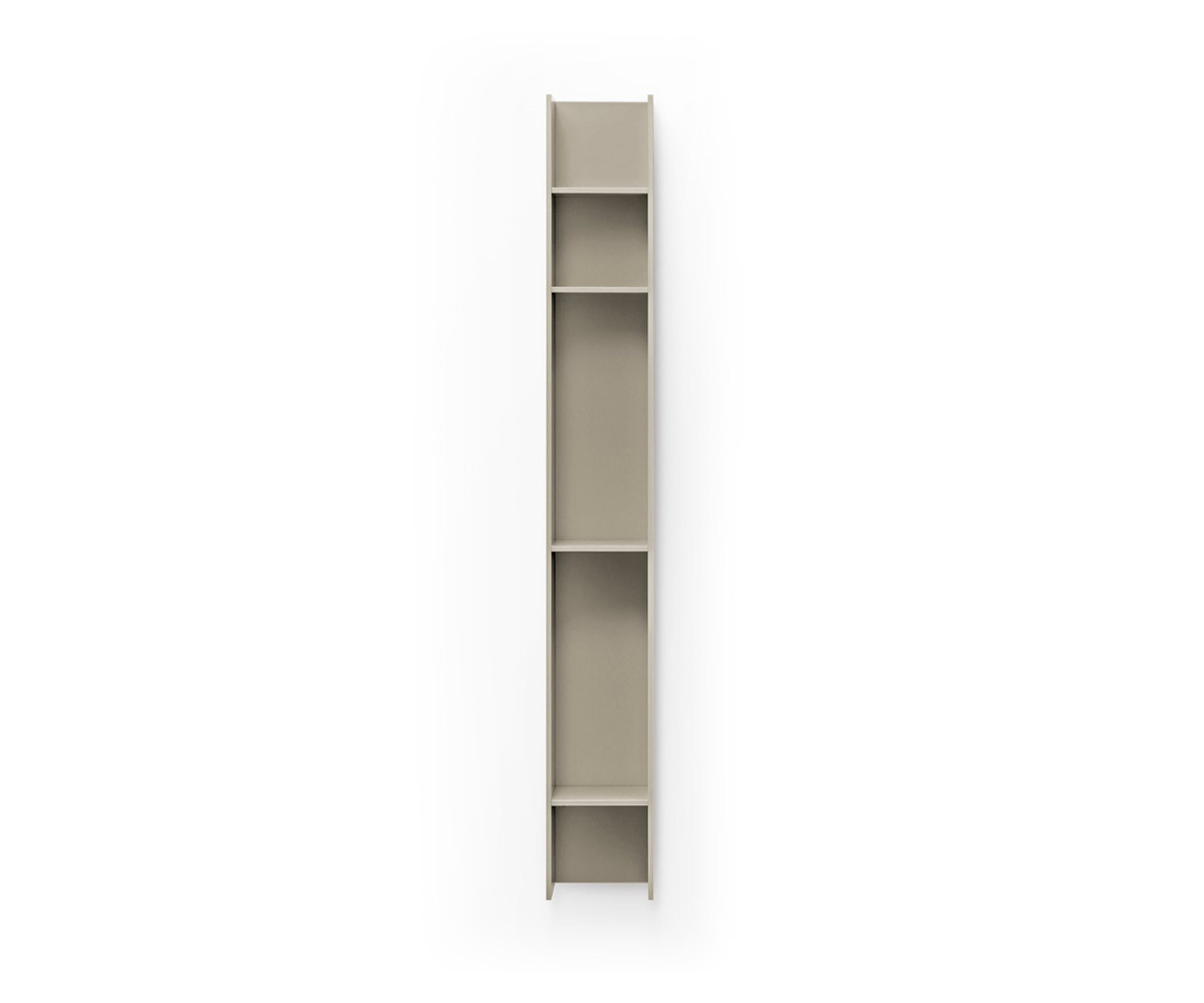 ovamobili Wand  Bücherregal Butterfly vertikal matt sand