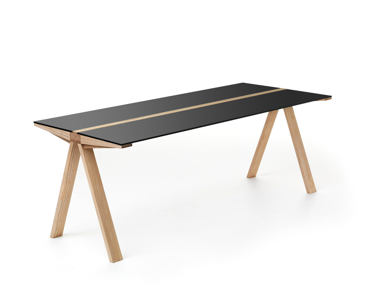 Valsecchi 1918 Tisch Traverso B200cm schwarz