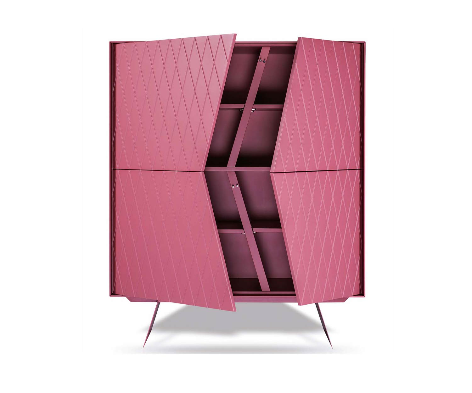 Modern al2 design highboard e klipse 009 in pink