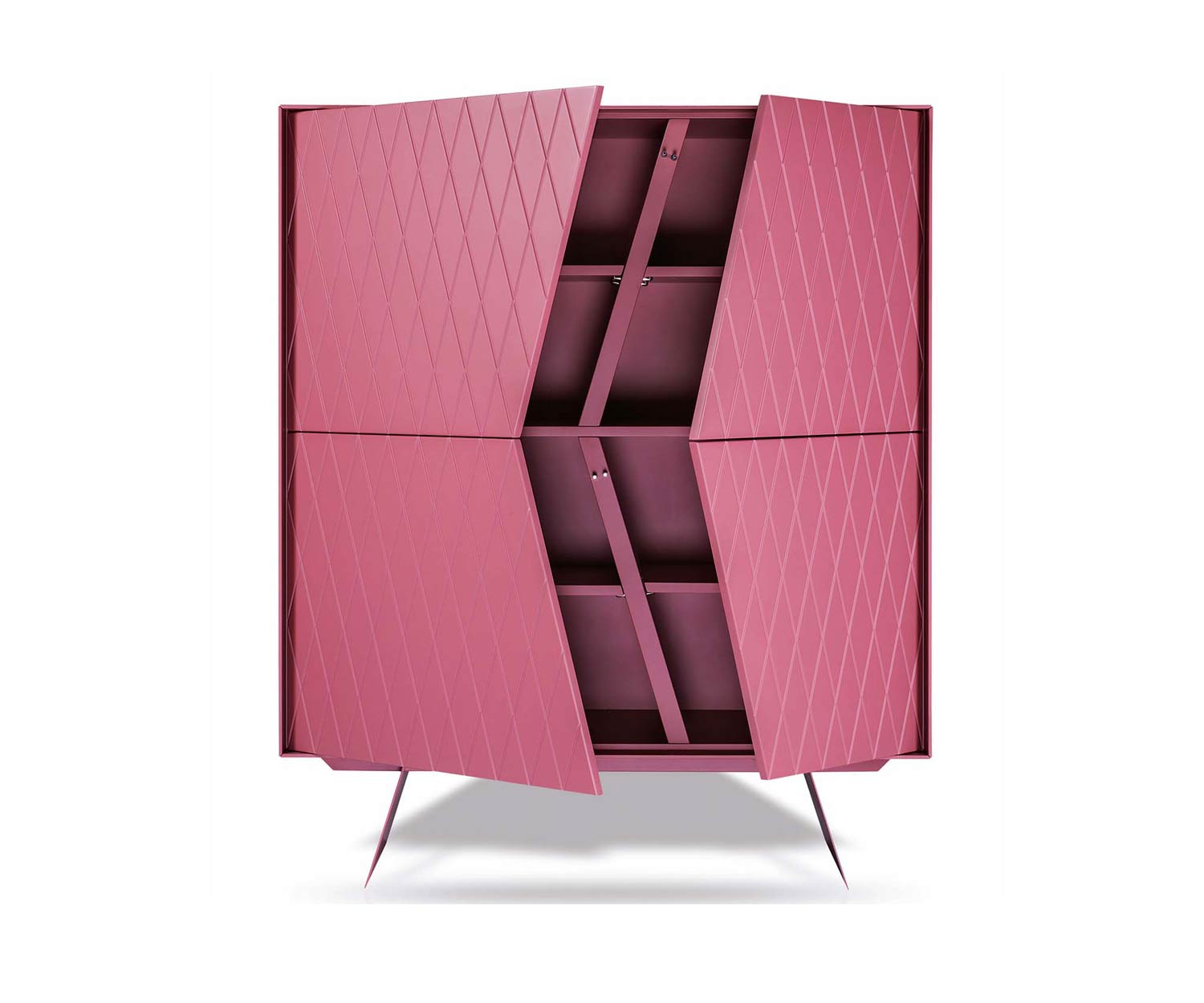 Modernes al2 Design Highboard e klipse 009 in Pink Modernes al2 Design Highboard e klipse 009 in Pink