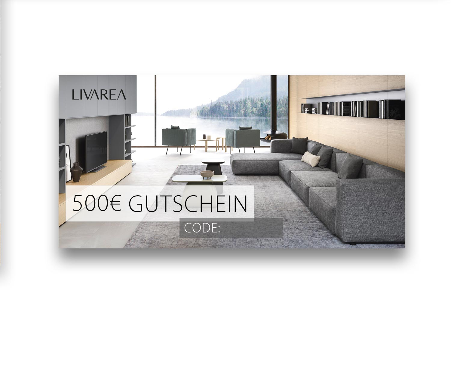 500€ Livarea Geschenkgutschein