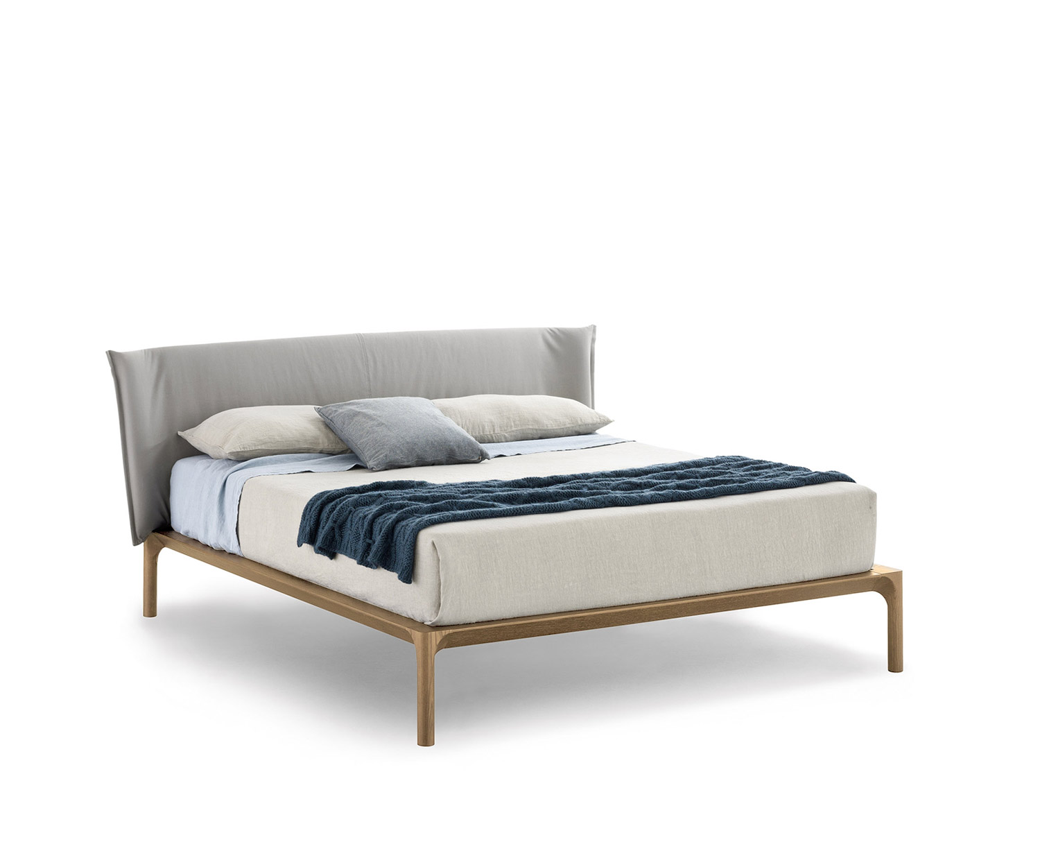Novamobili Design wooden bed Bed Park light oak Novamobili Design wooden bed Bed Park light oak