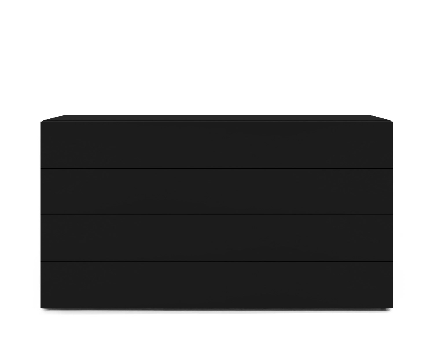 Novamobili Kommode Easy 4er B128 schwarz318 Novamobili Kommode Easy 4er B128 schwarz318