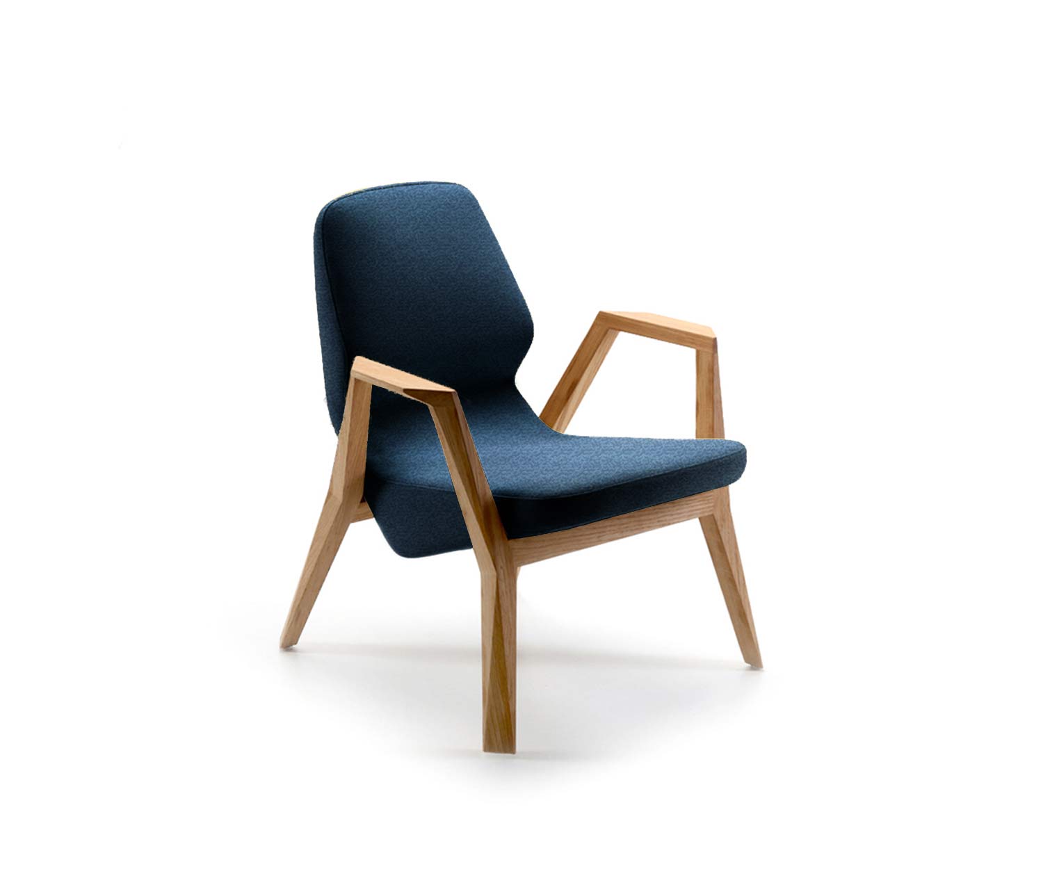 Design armchair dark blue cover Atlas861 Design armchair dark blue cover Atlas861