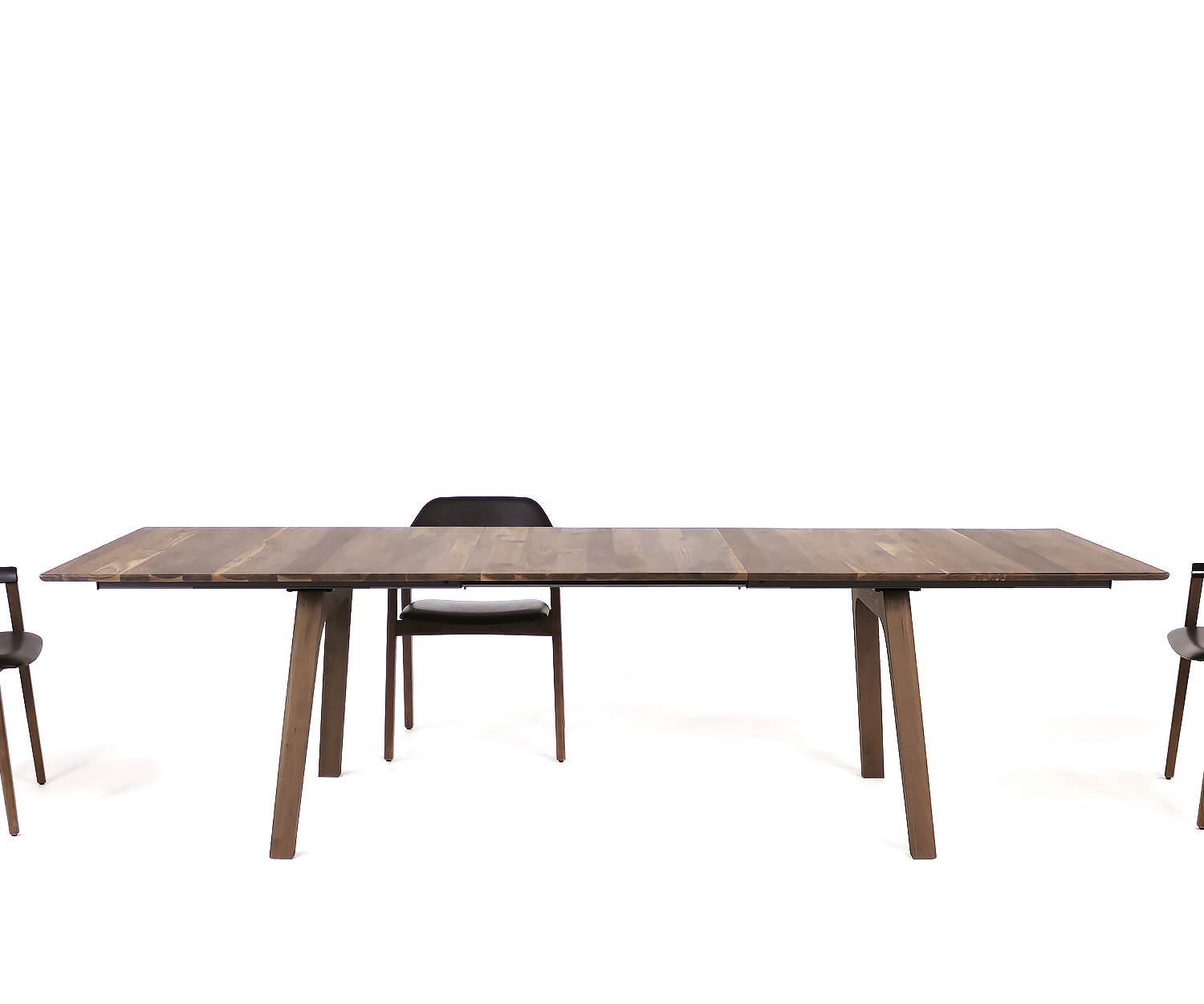 Conde House Ten Design Tisch Nussbaum Tischplatte ausgezogen