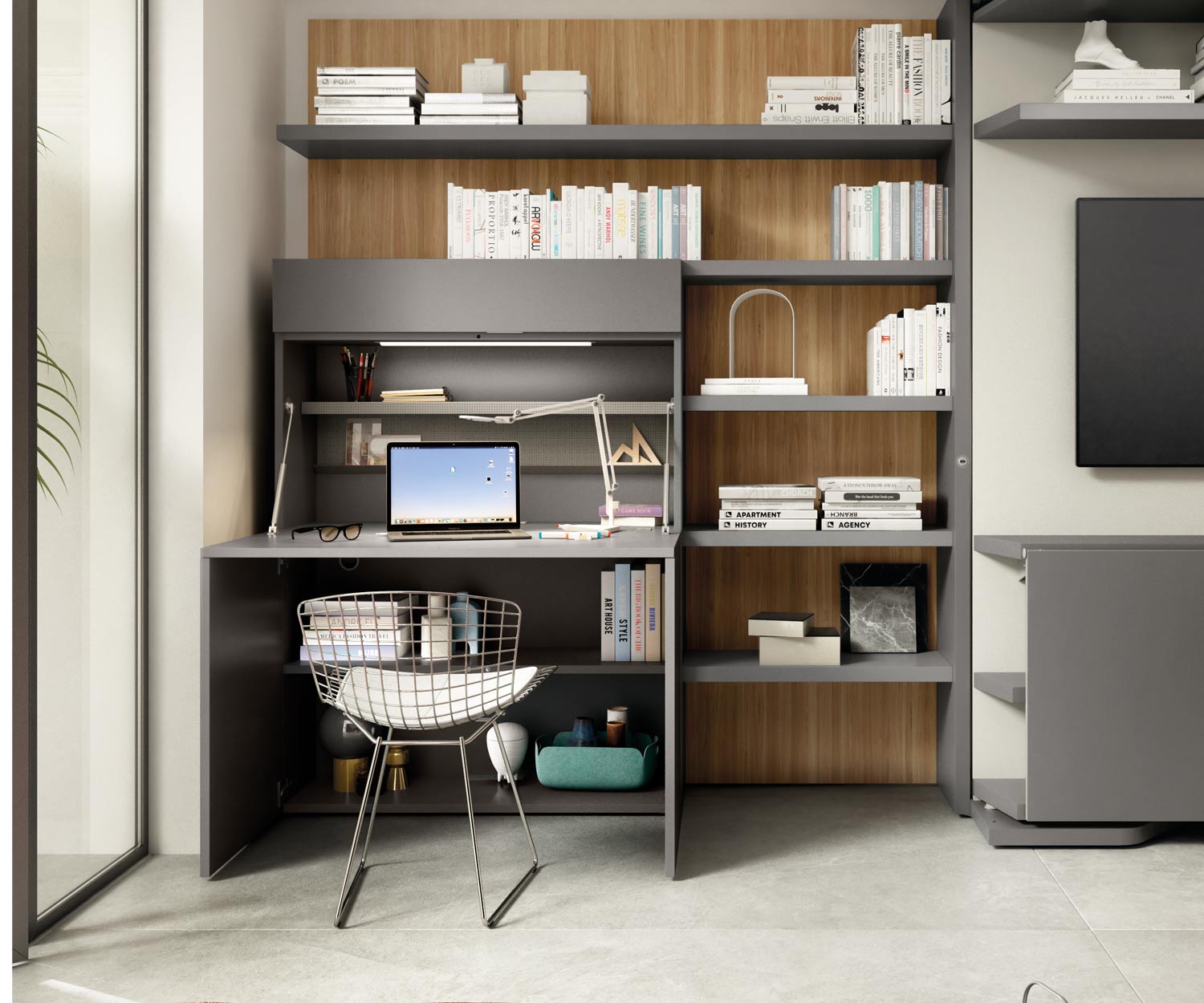 Clei Homeoffice Highboard skizze Clei Homeoffice Highboard skizze