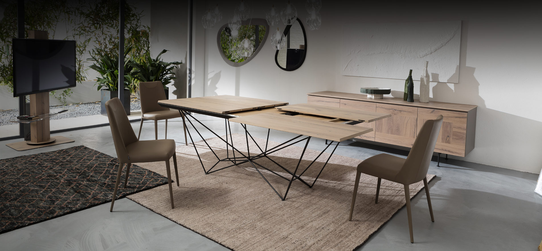 Design dining table round
