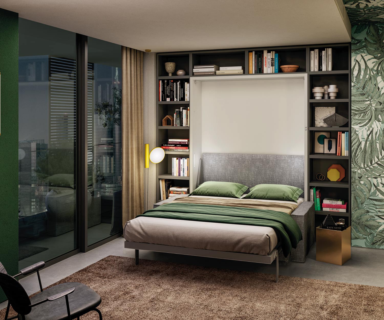 Clei Schrankbetten 160x200 Penelope 2 mit Sofa Clei Schrankbetten 160x200 Penelope 2 mit Sofa