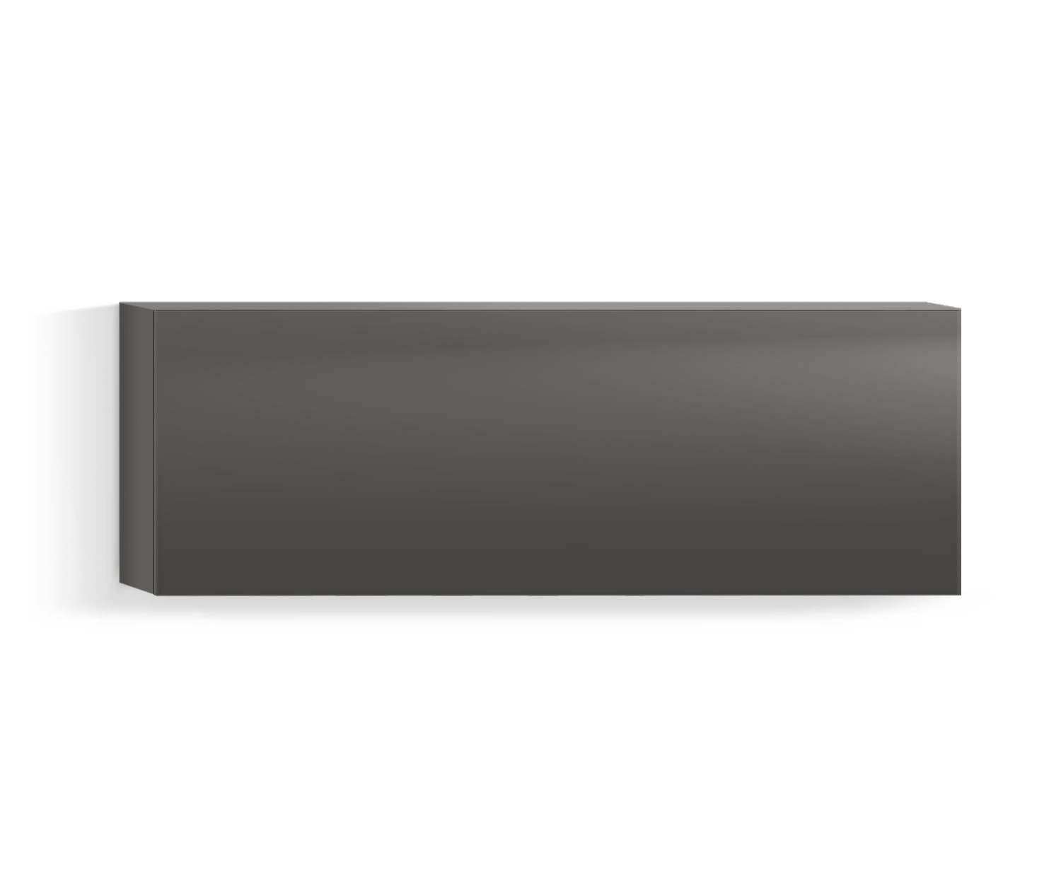 Design Wohnzimmer Hängeschrank Horizontal H42 B120 unten quarz310