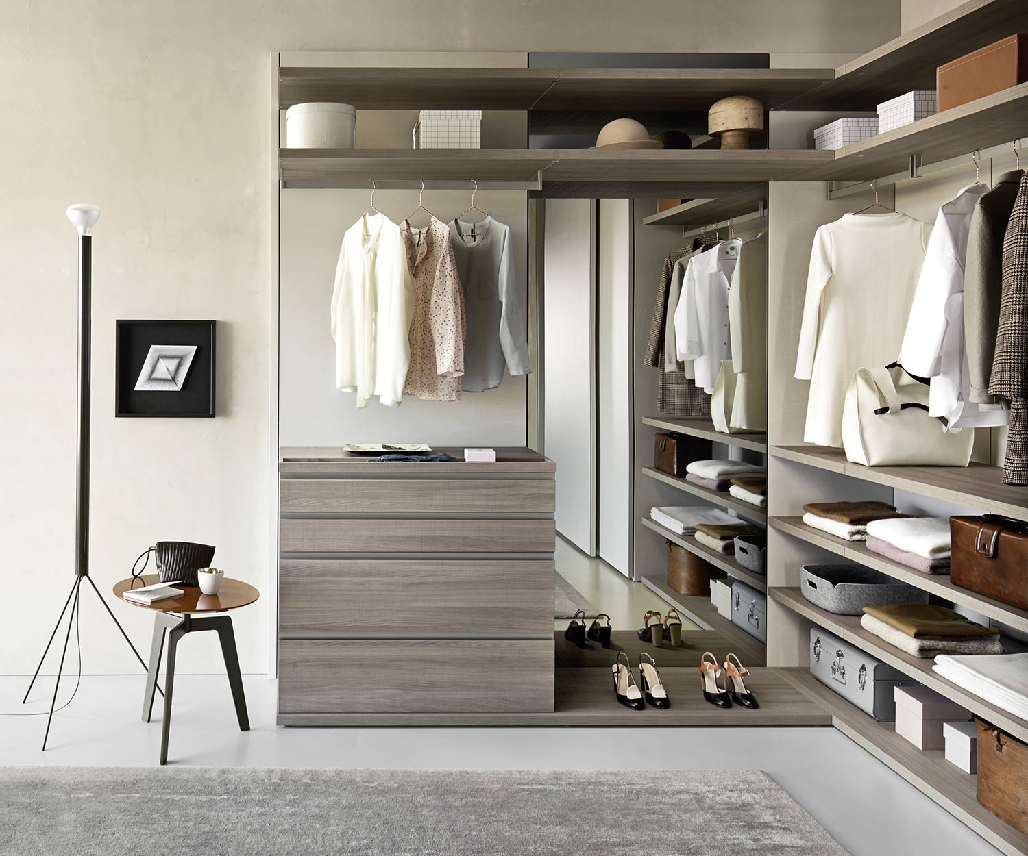 Moderne Livitalia individuelle Garderobe für Design Ankleidezimmer