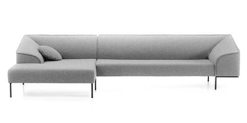 Seam Ecksofa Links B 338