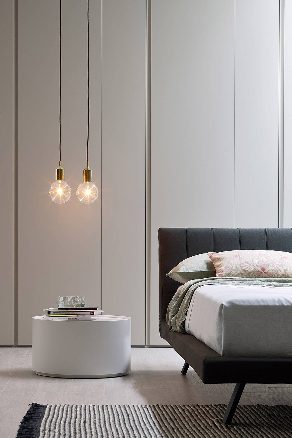 Runder Design Nachtschrank