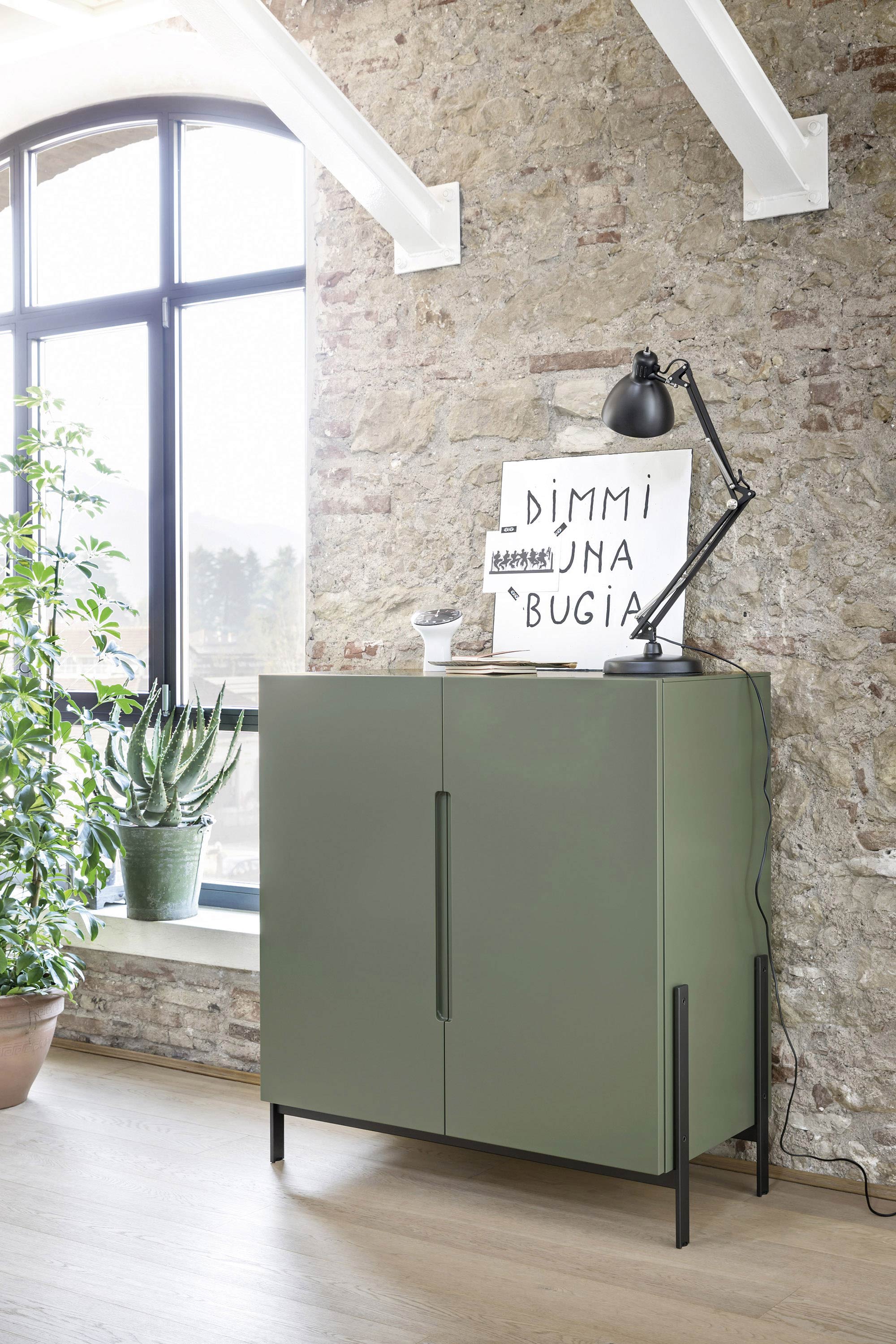 gruenes design highboard