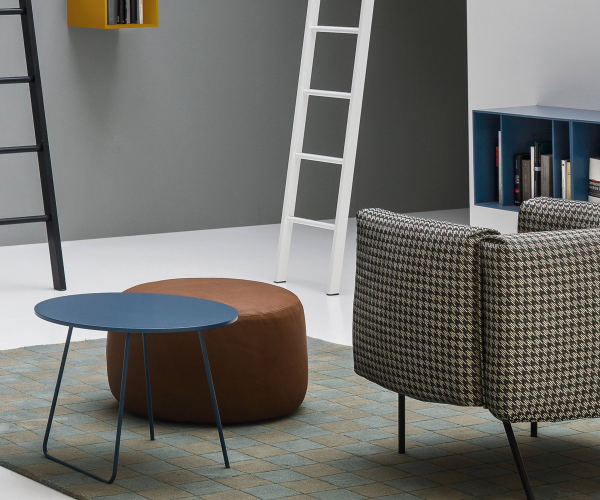 Moderner Novamobili Couchtisch Orbis Blau Matt Moderner Novamobili Couchtisch Orbis Blau Matt