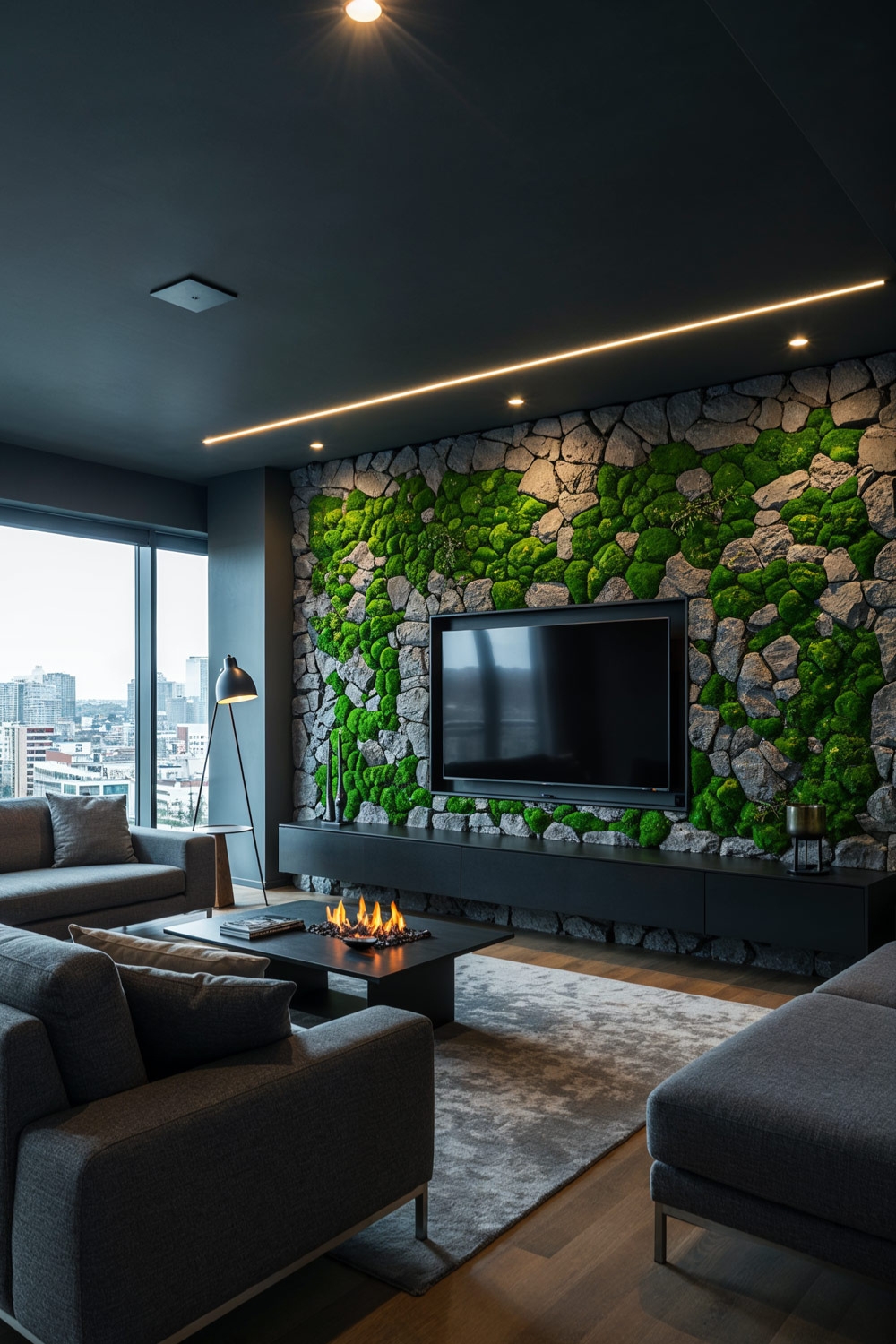 Wohnzimmer mit Kamin: 12 moderne Ideen & Tipps | Livarea