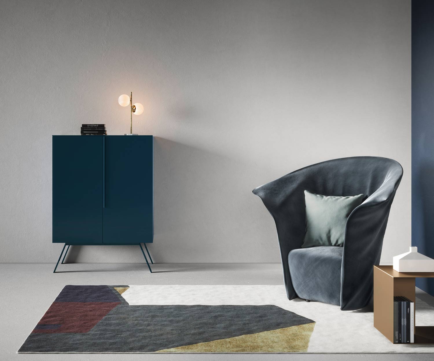 Exklusives Novamobili Design Highboard Cleo Exklusives Novamobili Design Highboard Cleo
