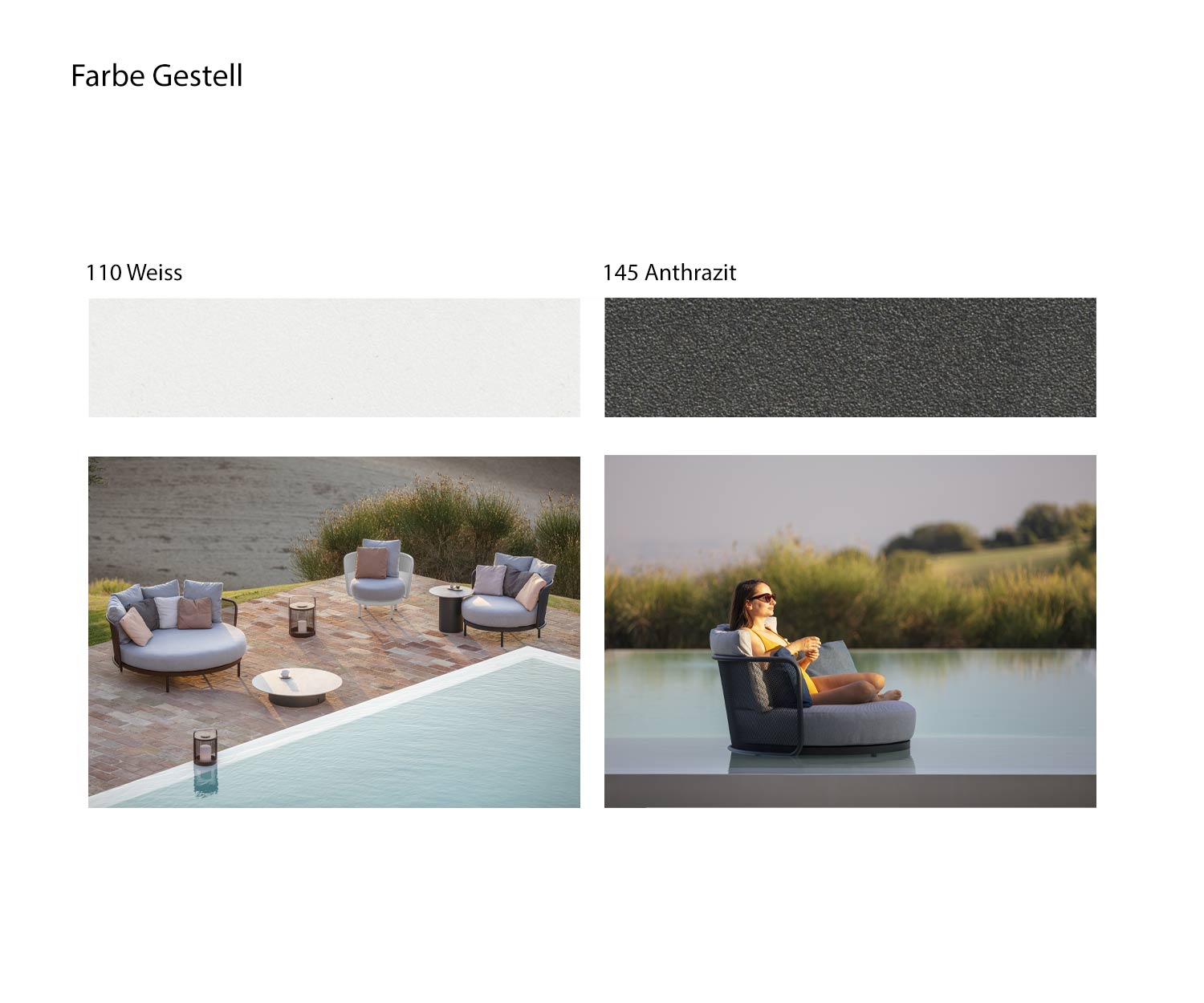 Todus Baza Round Frame colour White Grey Dark grey Anthracite Todus Baza Round Frame colour White Grey Dark grey Anthracite