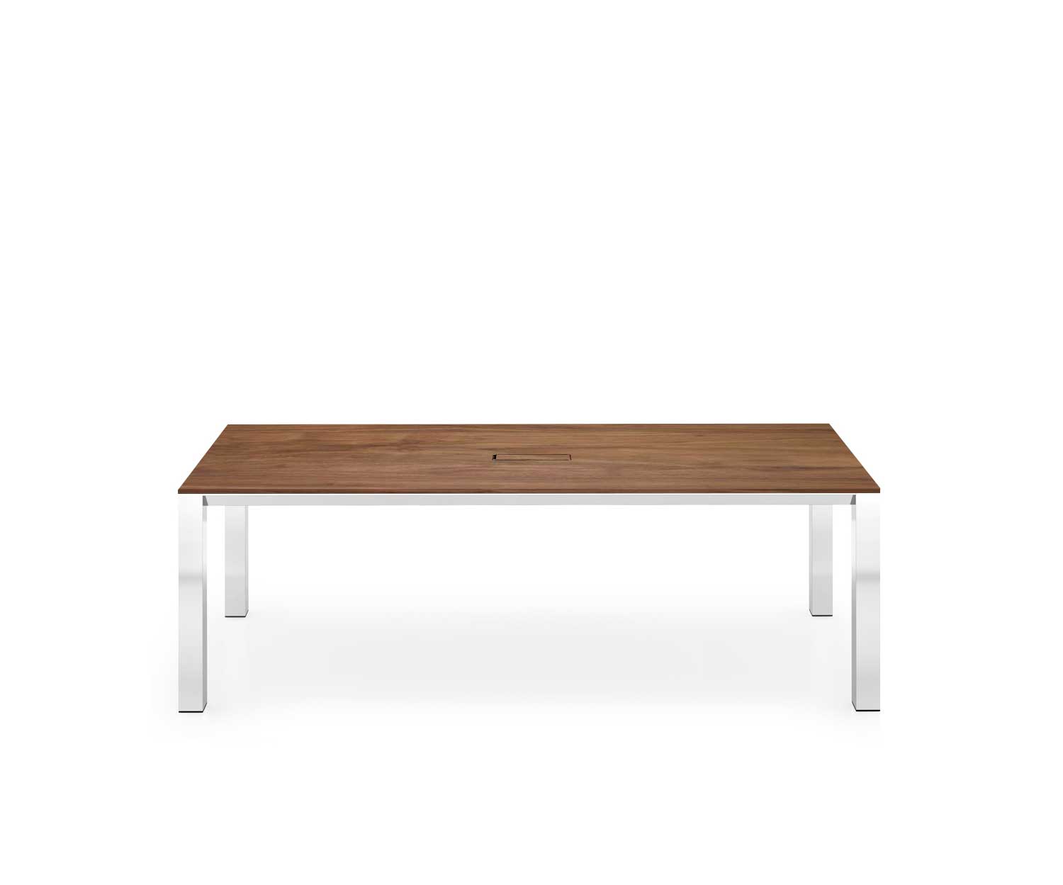 Manager office desk P80 220x120 walnut veneer 043 Manager office desk P80 220x120 walnut veneer 043