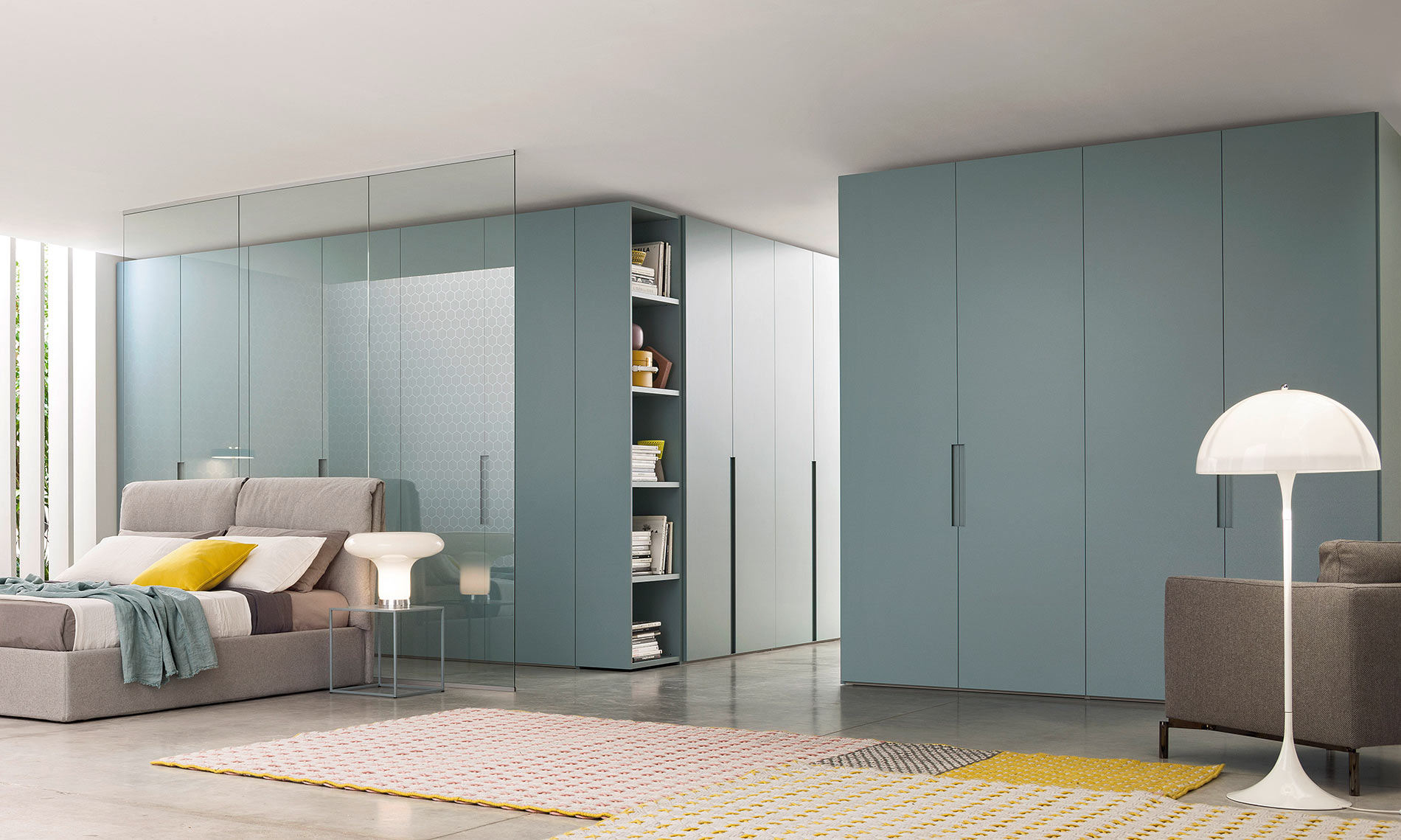 Eisblauer Designer Kleiderschrank Eisblauer Designer Kleiderschrank