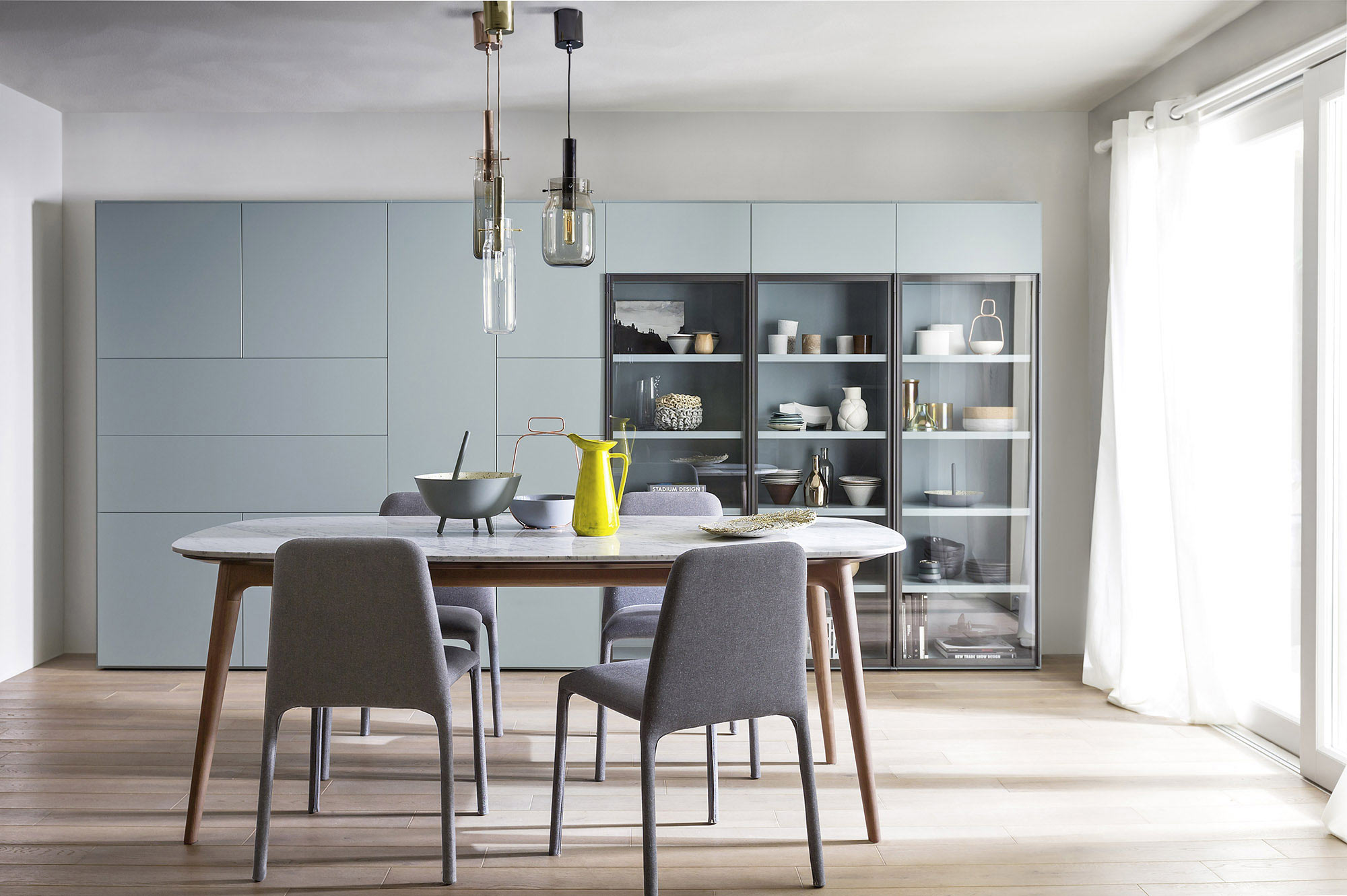 esszimmer vitrine modern