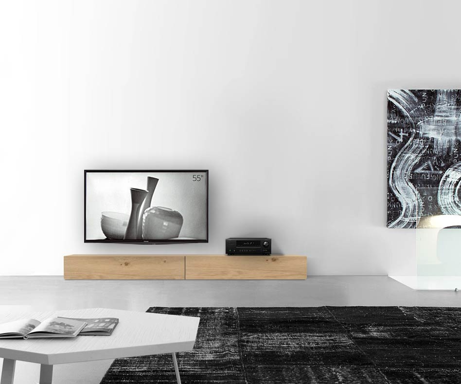 Livitalia Holz Design Lowboard Konfigurator Boden 240 cm 24 cm 46 cm Eiche hell Livitalia Holz Design Lowboard Konfigurator Boden 240 cm 24 cm 46 cm Eiche hell