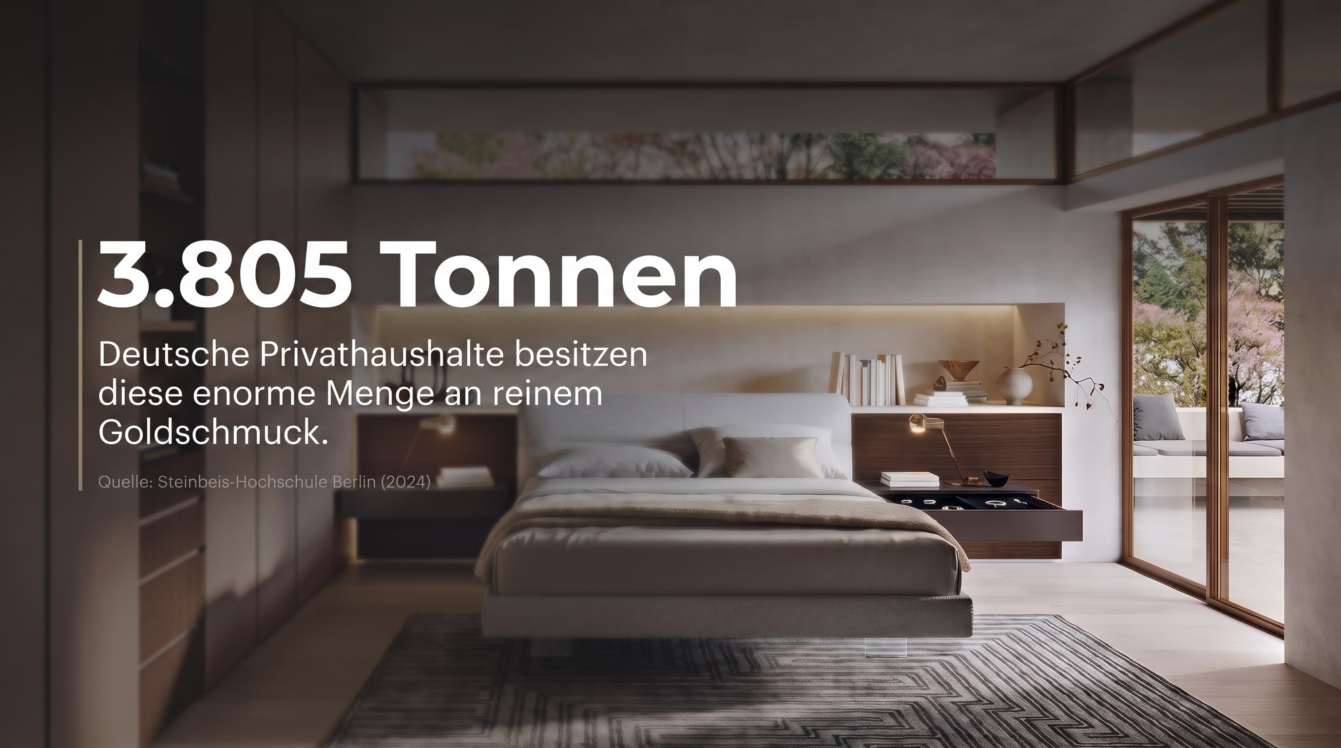 3.805 Ton &ndash; Duitse particuliere huishoudens bezitten deze enorme hoeveelheid puur gouden sieraden.