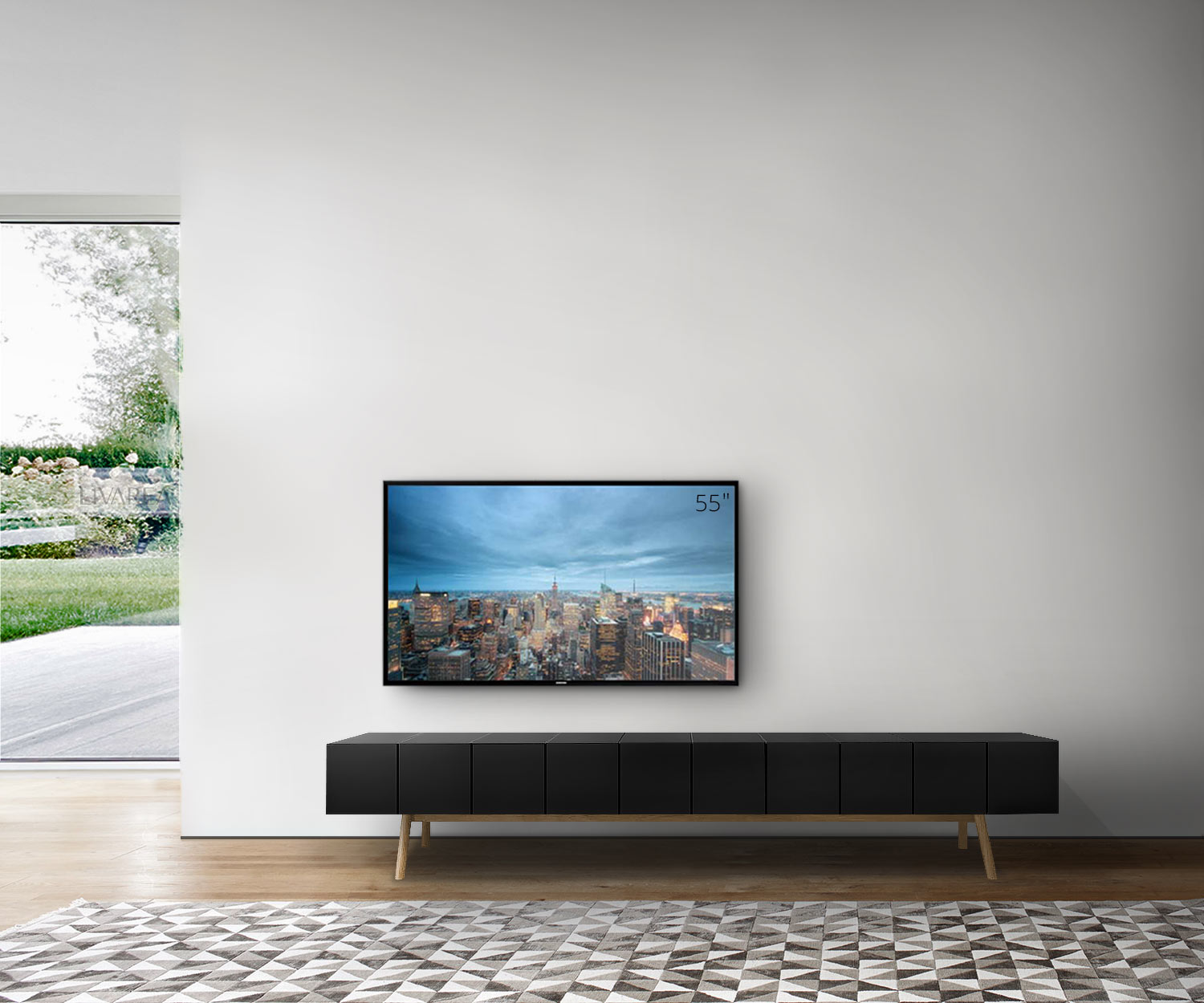 al2 MOS I KO 005 B Width 250 cm Body black Legs oak al2 MOS I KO 005 B Width 250 cm Body black Legs oak