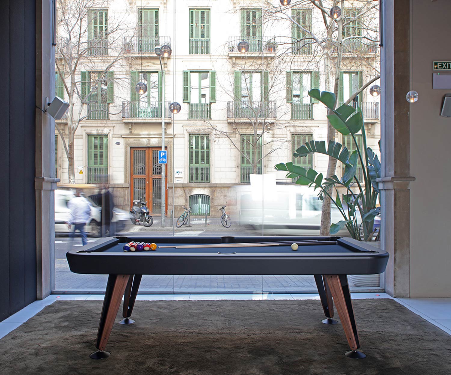 Moderner RS Barcelona Designer Billardtisch Diagonal