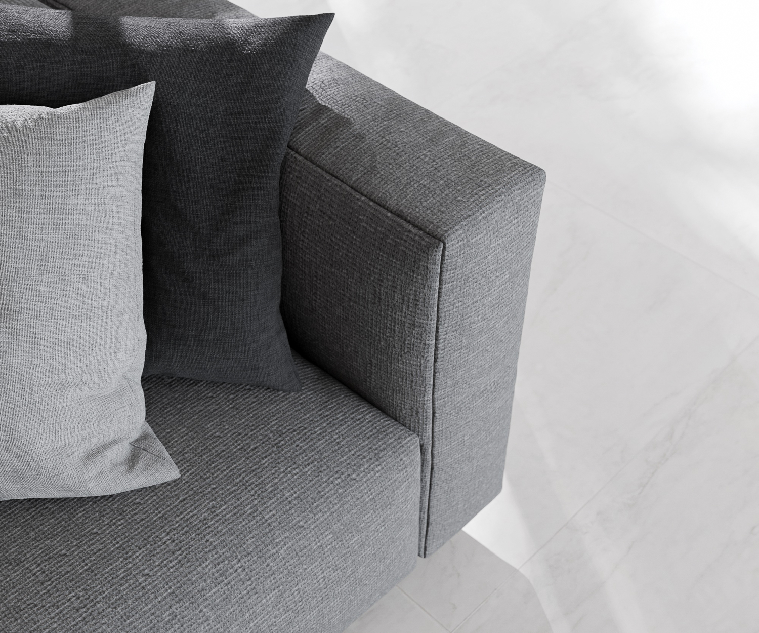 Sofa Match Ecke Tundra 10 Mittelgrau Sofa Match Ecke Tundra 10 Mittelgrau