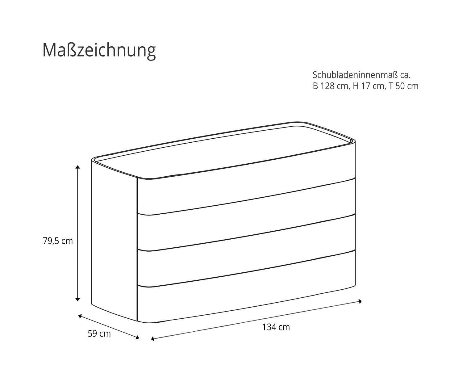 Novamobili Design Kommode Norman 4 Schubladen Maßzeichnung Maße Skizze Novamobili Design Kommode Norman 4 Schubladen Maßzeichnung Maße Skizze
