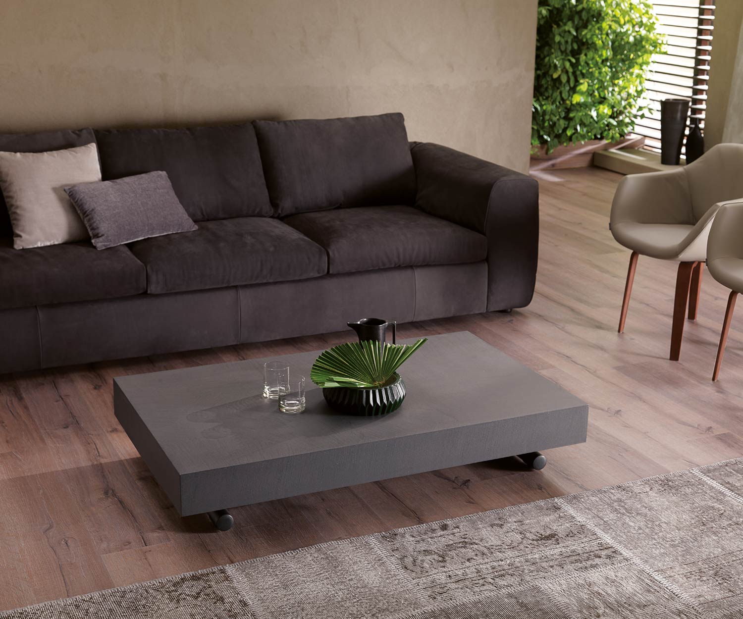 Ozzio Newood Tisch T123 Betonoptik CM98 Ozzio Newood Tisch T123 Betonoptik CM98