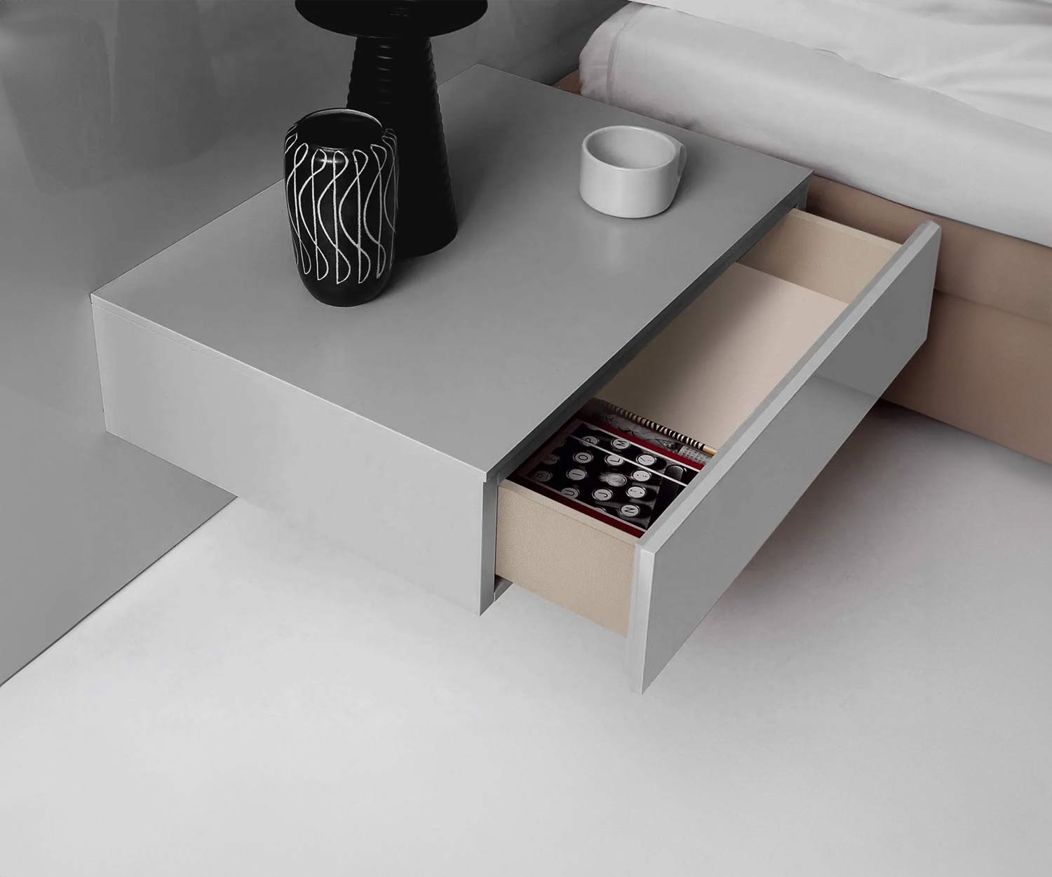 Novamobili Nachttisch Easy 1 Schublade Novamobili Nachttisch Easy 1 Schublade