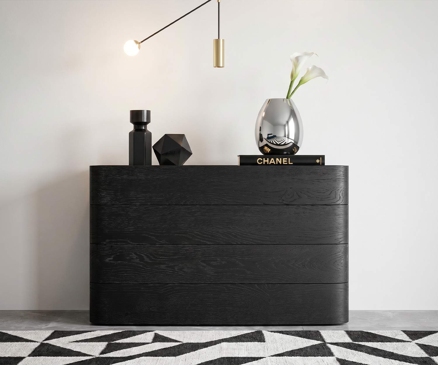 Novamobili Norman chest of drawers 4 drawers Novamobili Norman chest of drawers 4 drawers