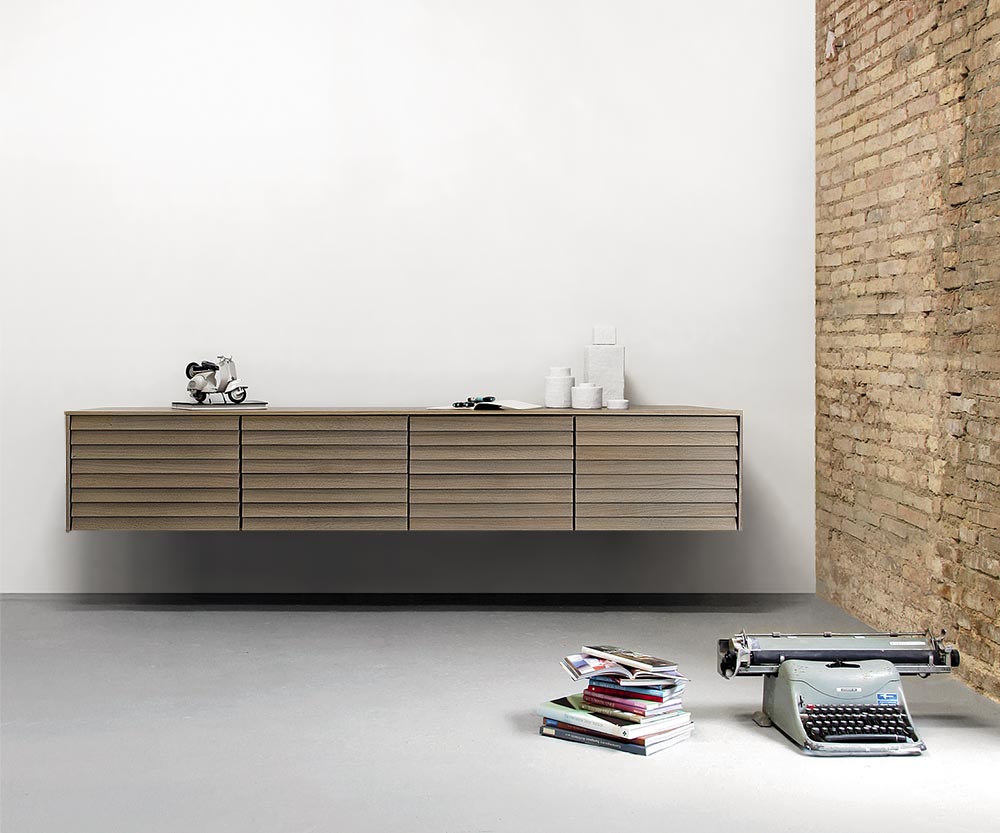Punt Sussex Sideboard Wand Haengend B235 Eiche Grau Siena Punt Sussex Sideboard Wand Haengend B235 Eiche Grau Siena