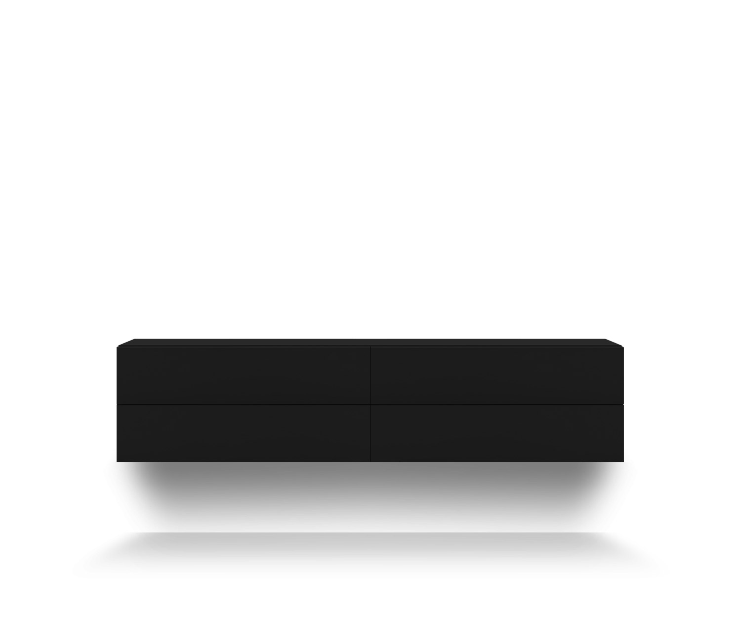 Novamobili Hängekommode Easy 4er B152 schwarz318 Novamobili Hängekommode Easy 4er B152 schwarz318