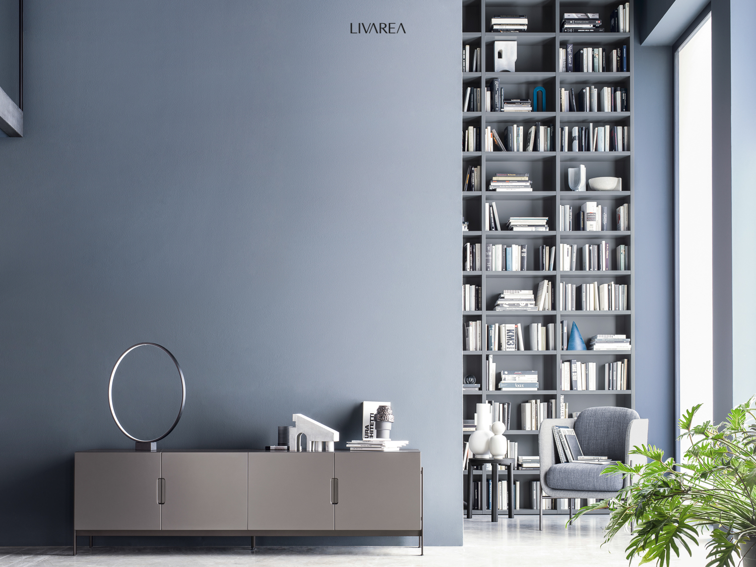 Sideboard grey with doors on legs Sideboard grey with doors on legs