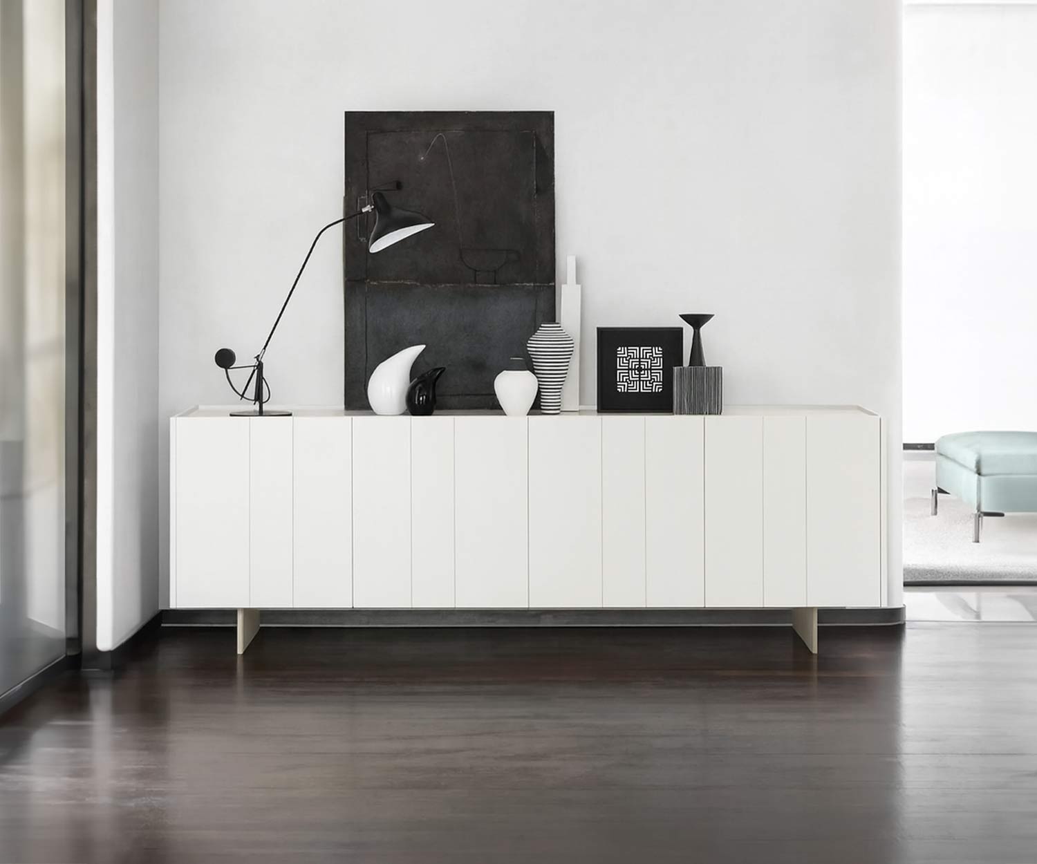 Novamobili Sideboard Stripe 4 Türen