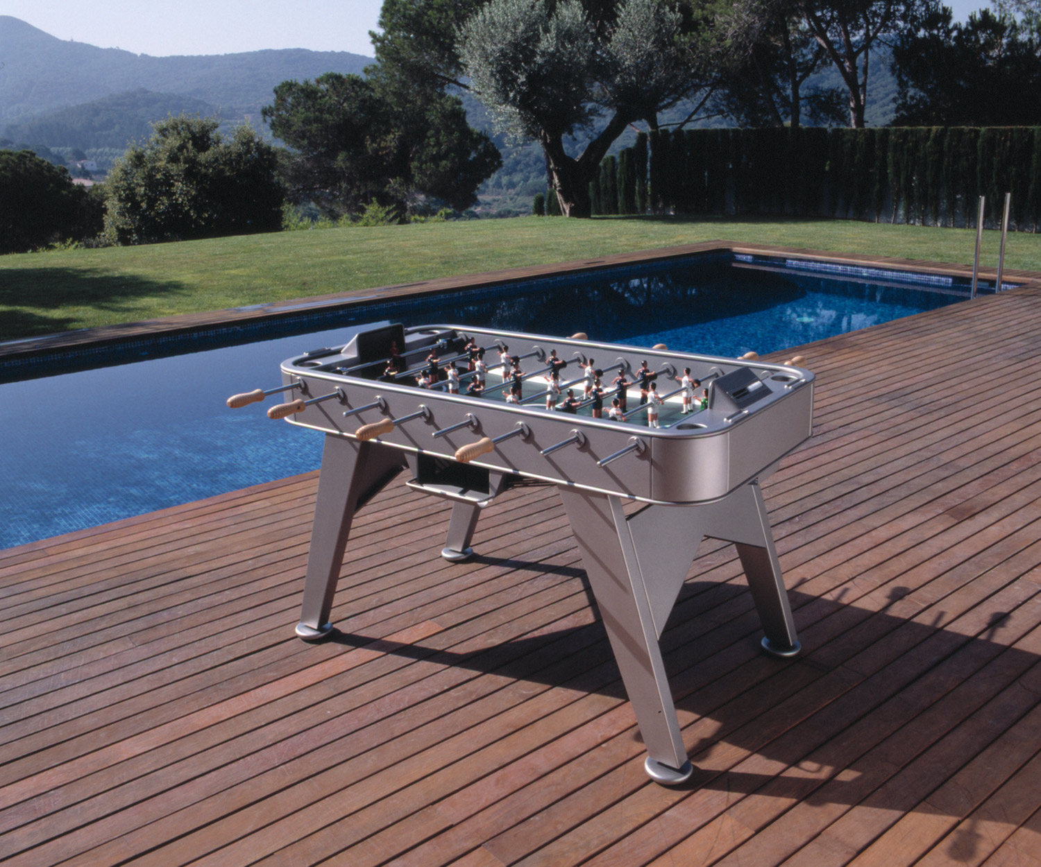 RS Barcelona Table football RS#2 stainless steel outdoor by the pool RS Barcelona Table football RS#2 stainless steel outdoor by the pool