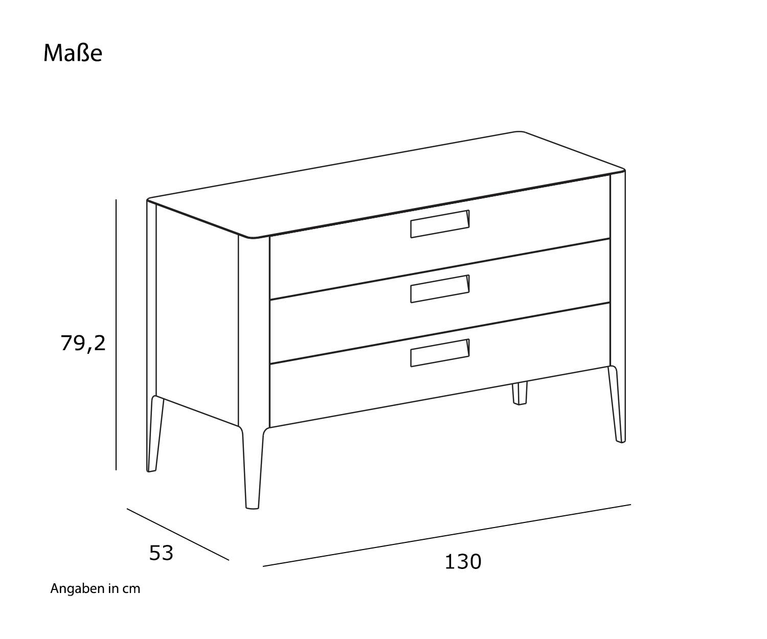 Novamobili Design Kommode Giotto Skizze Größen Novamobili Design Kommode Giotto Skizze Größen