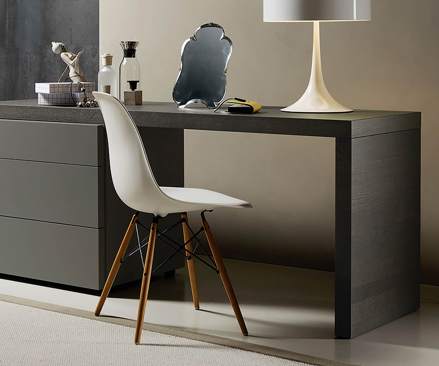 Exclusive Livitalia Valeo design chest of drawers with desk