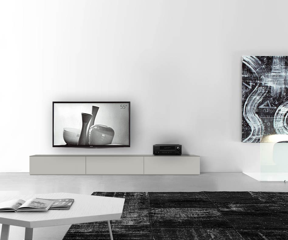 /Design lowboard floor B270 H35 matt light grey /Design lowboard floor B270 H35 matt light grey