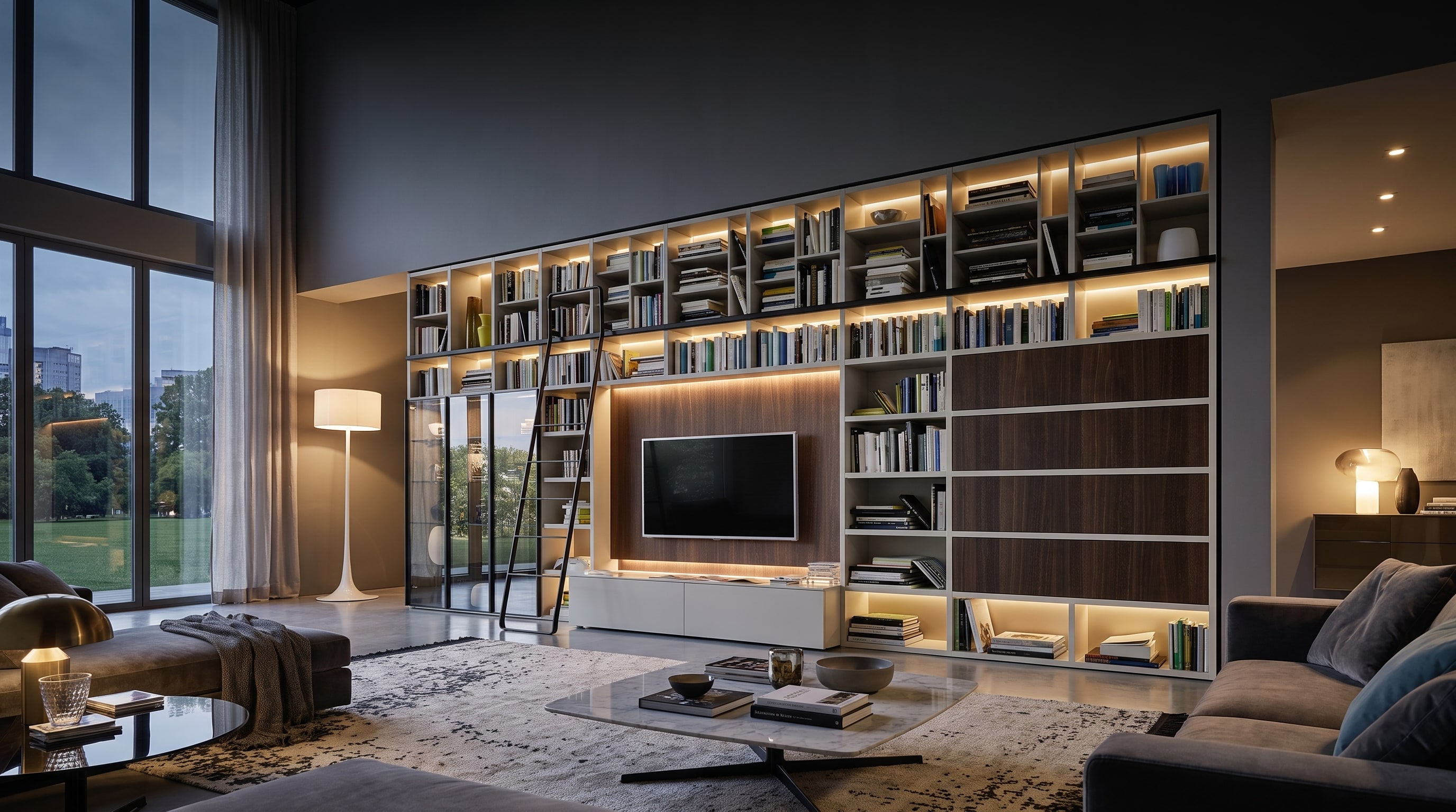 Decorating High Ceiling Rooms: 14 Living Room Ideas to Make Vastness Feel Cozy