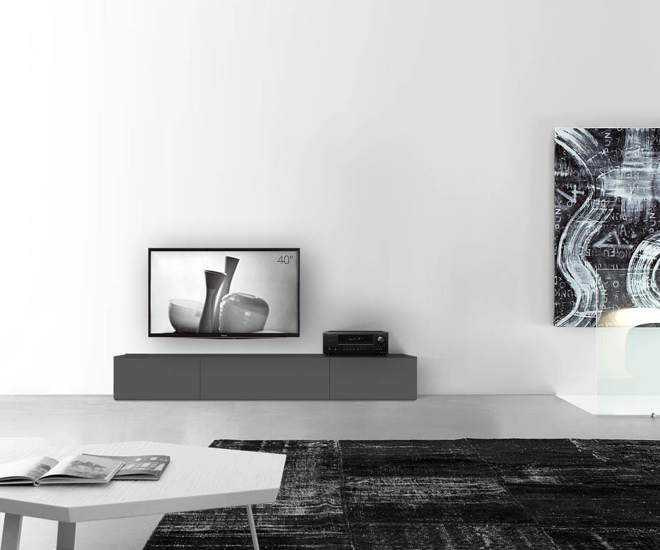 /Design lowboard floor B210 H35 matt dark grey /Design lowboard floor B210 H35 matt dark grey