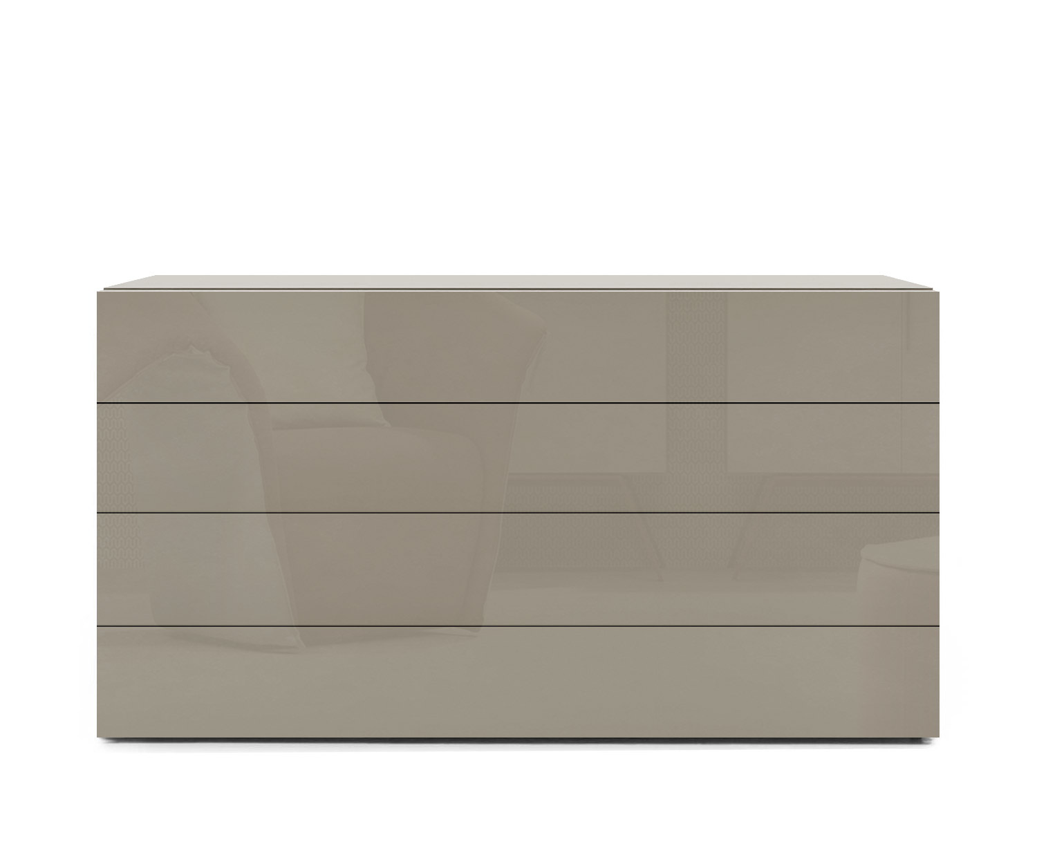 Novamobili Kommode Easy 4er B128 sand433 Novamobili Kommode Easy 4er B128 sand433