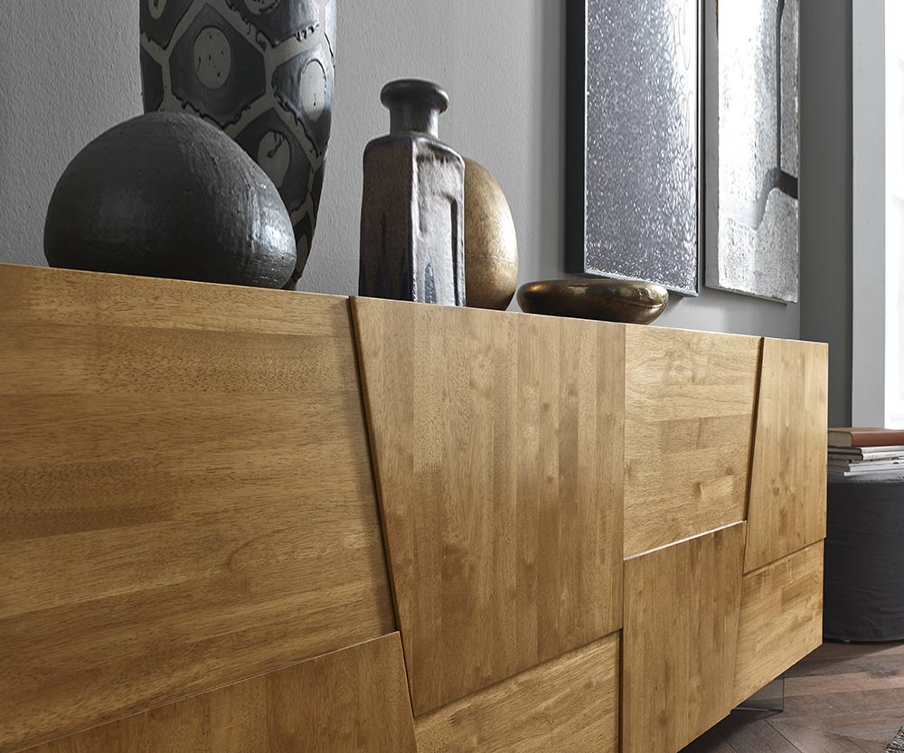 FGF Mobili Trapeze Massivholz Sideboard Front