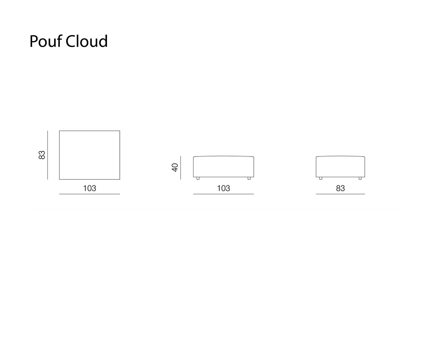 Prostoria Designer Pouf Sketch Sizes Sizes Dimensions Prostoria Designer Pouf Sketch Sizes Sizes Dimensions